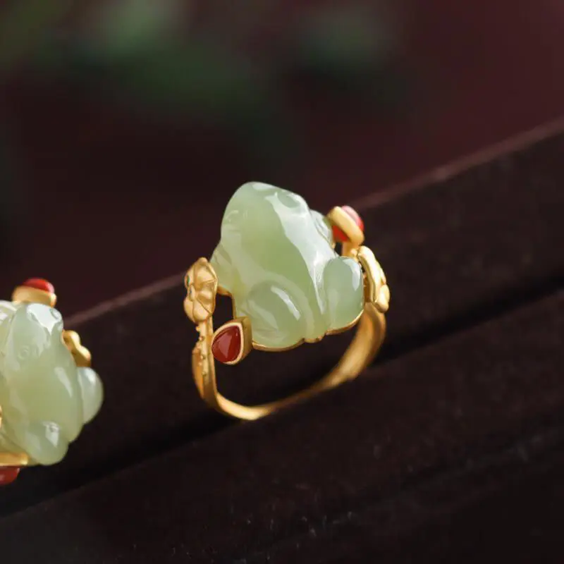 Rings - Bague grenouille en argent 925 pour