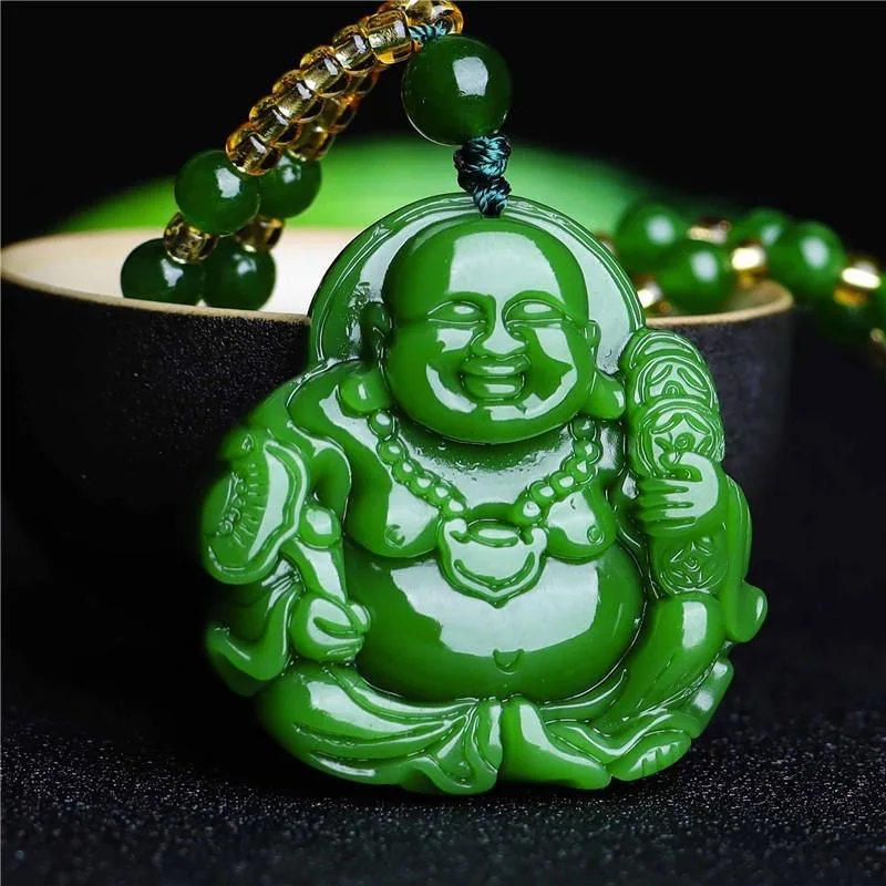 Necklaces - Collier pendentif bouddha Maitreya pour hommes