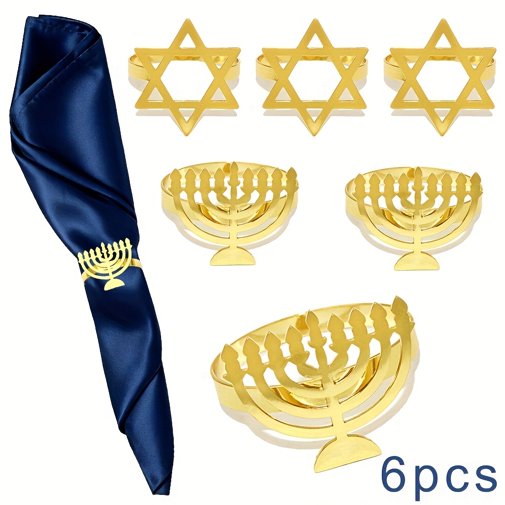 Rings - Lot de 6 Anneaux de Serviette