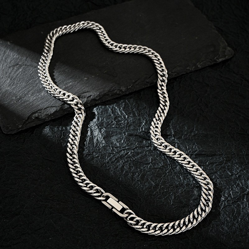 Cuban Link Chain 12Mm - Collier chaînes cubaines en acier inoxydable