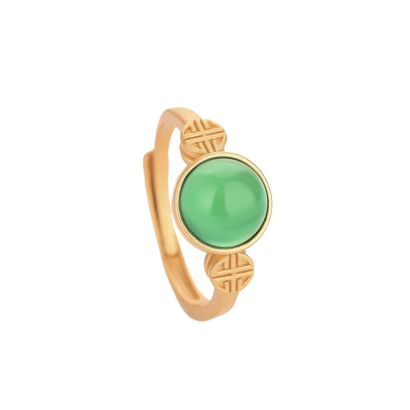 Rings - Bagues en Jade naturel, bijoux réels,
