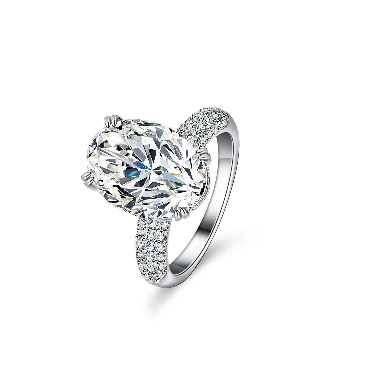 Bague Alien en Moissanite incr - Moissanite Engagement Ring 1 Carat avis et prix