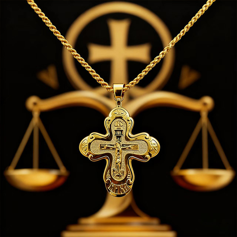 Nouvelle Croix pectorale ortho - Cross Pendant Necklace Gold avis et prix