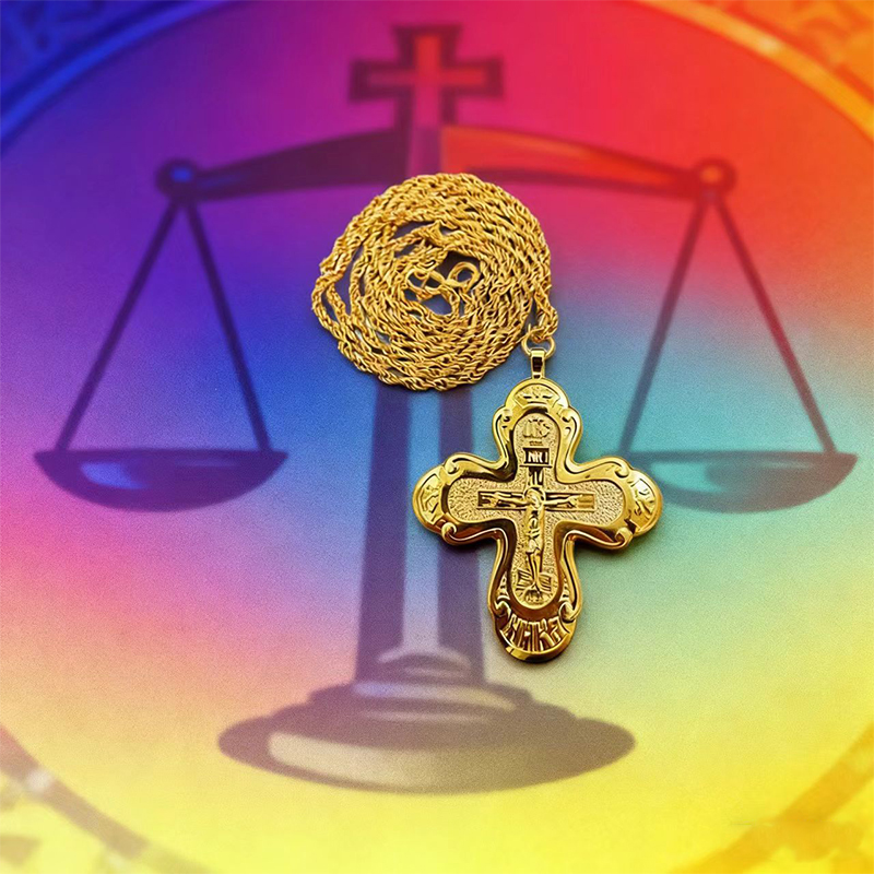 Nouvelle Croix pectorale ortho - Cross Pendant Necklace Gold avis et prix
