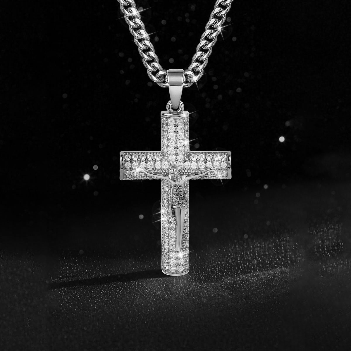 Collier Croix Plaqué Or pour H - Cross Pendant Necklace Gold avis et prix