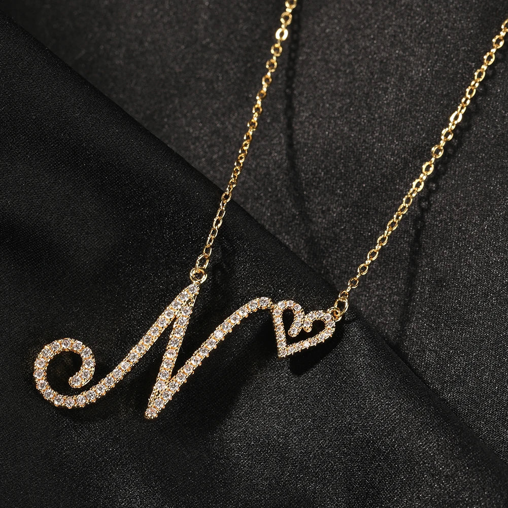 Collier personnalisé avec init - Initial Letter Necklace 18K Gold avis et prix