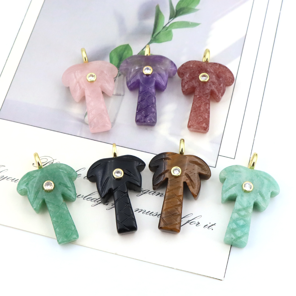 Pendentif en pierre naturelle  - Crystal Pendant Necklace Natural Stone avis et prix