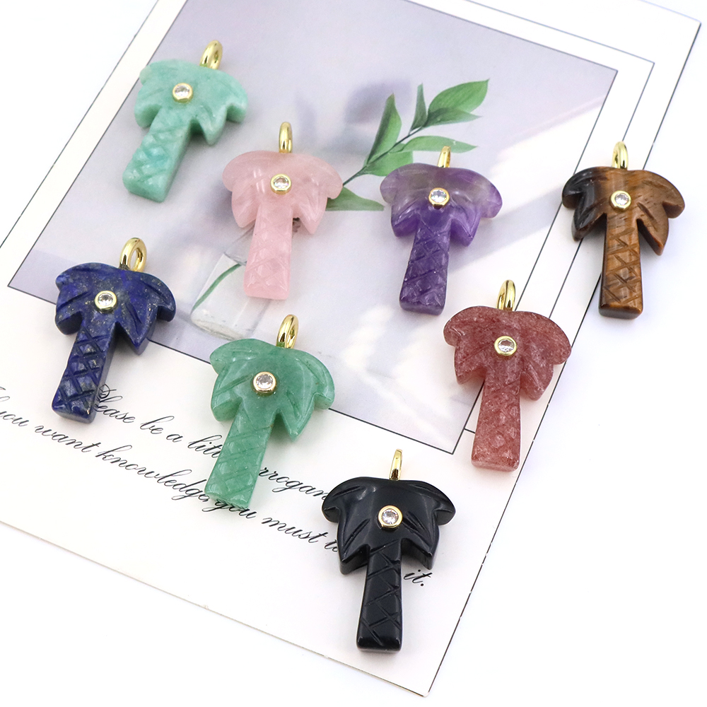 Pendentif en pierre naturelle  - Crystal Pendant Necklace Natural Stone avis et prix