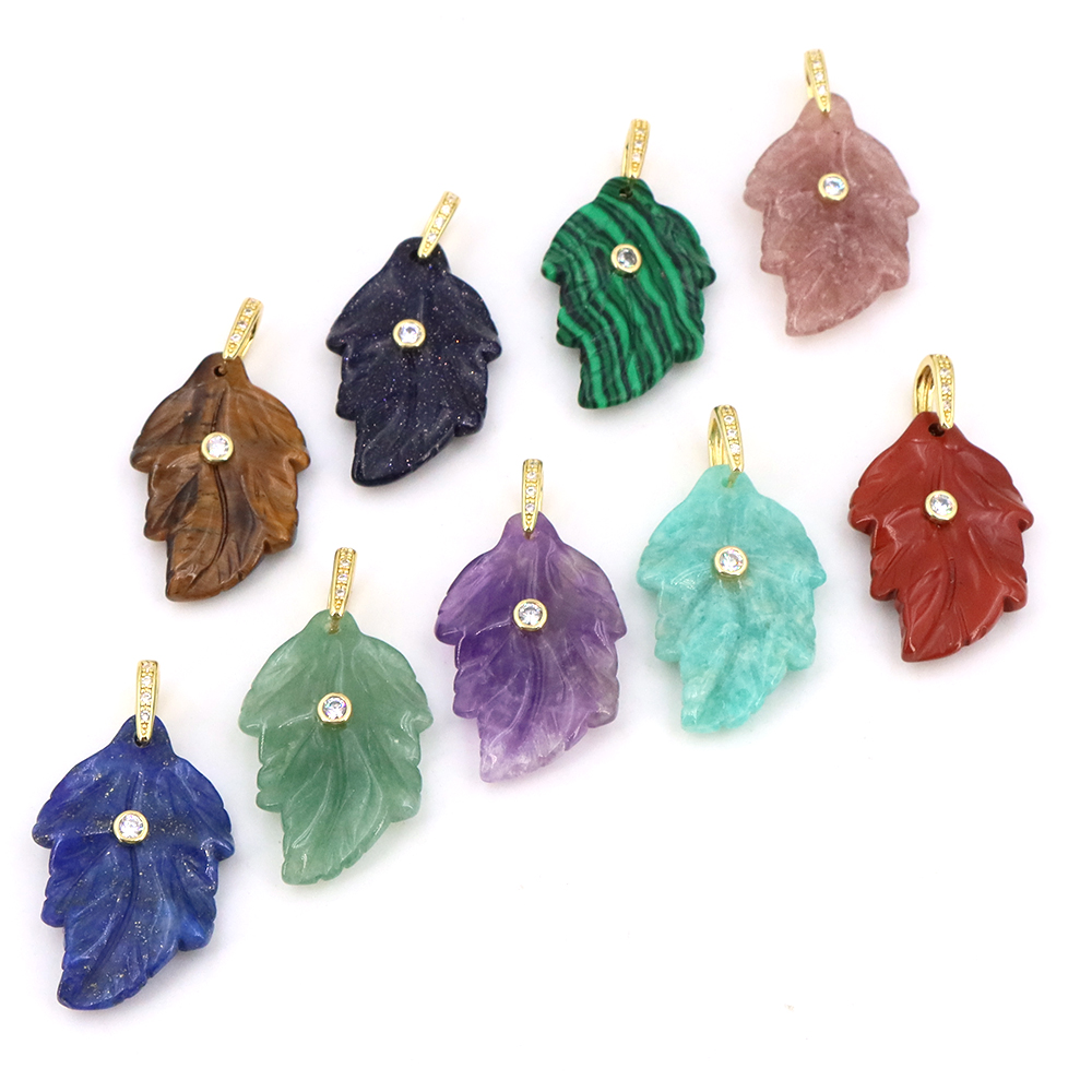 Pendentifs tendance en forme d - Crystal Pendant Necklace Natural Stone avis et prix