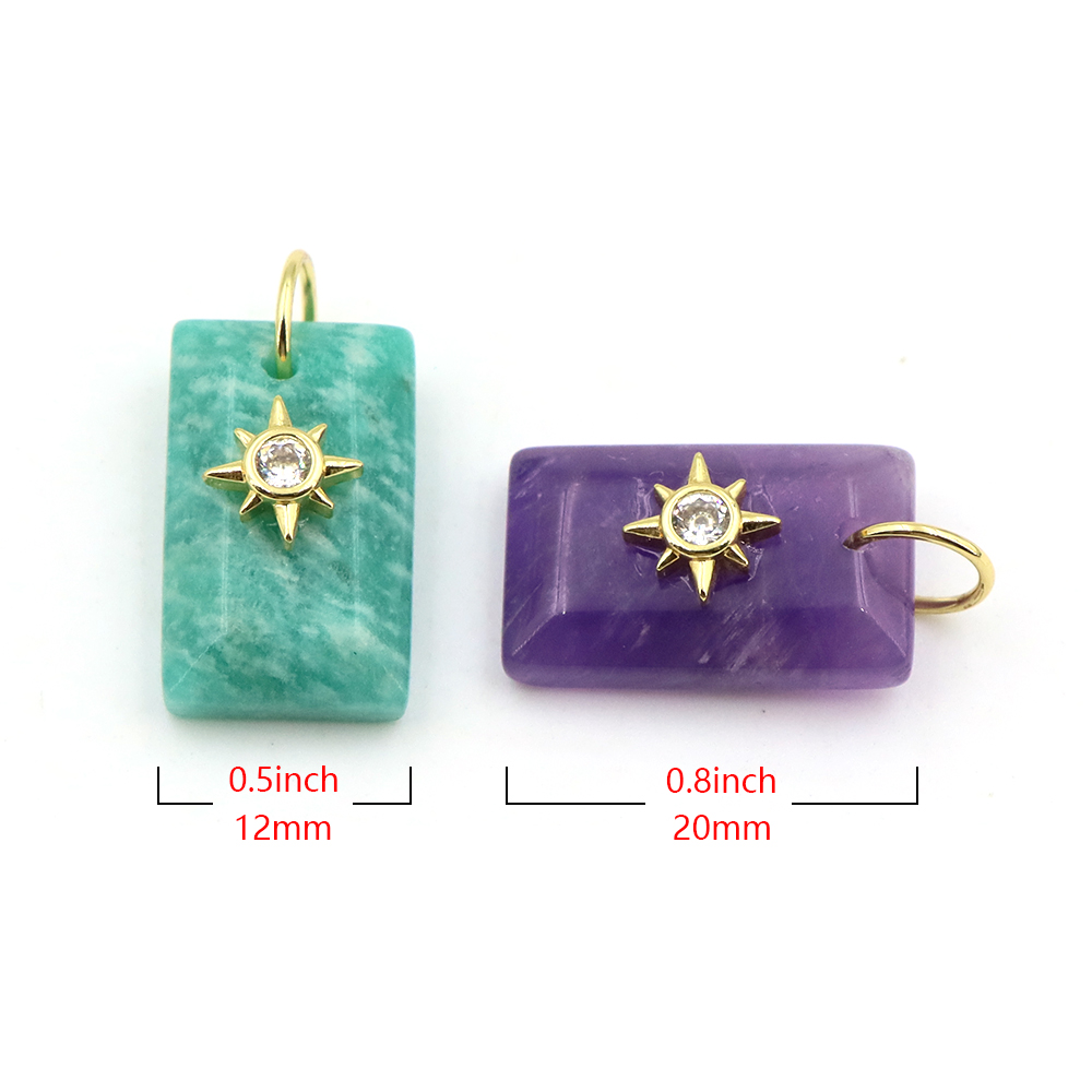 Pendentif en pierre naturelle  - Crystal Pendant Necklace Natural Stone avis et prix