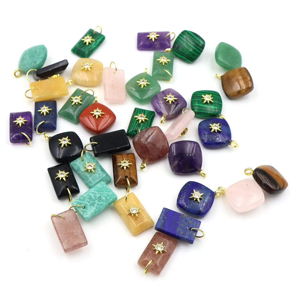 Pendentif en pierre naturelle  - Crystal Pendant Necklace Natural Stone avis et prix