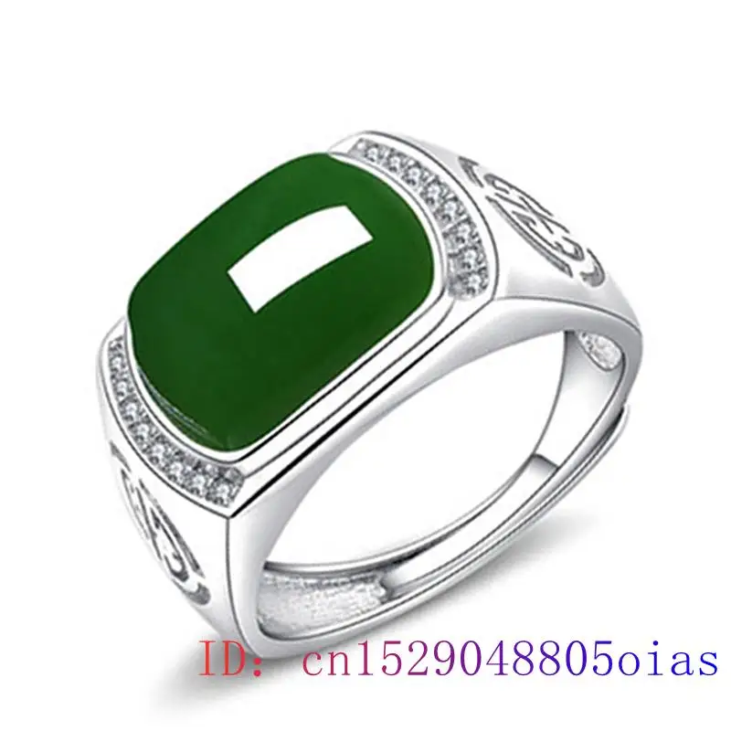 Bague en Jade vert pour hommes - Rings avis et prix