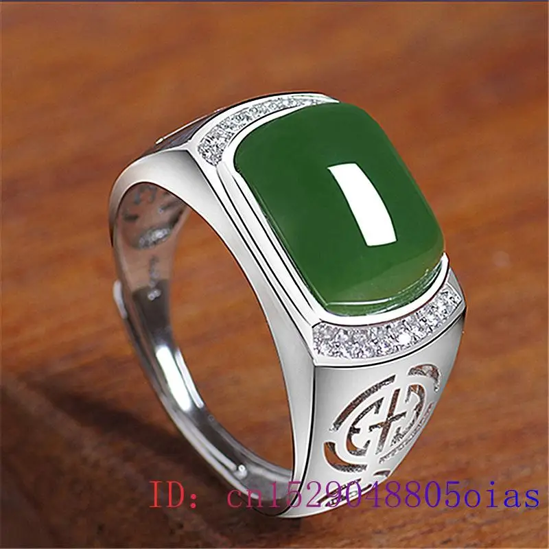 Bague en Jade vert pour hommes - Rings avis et prix