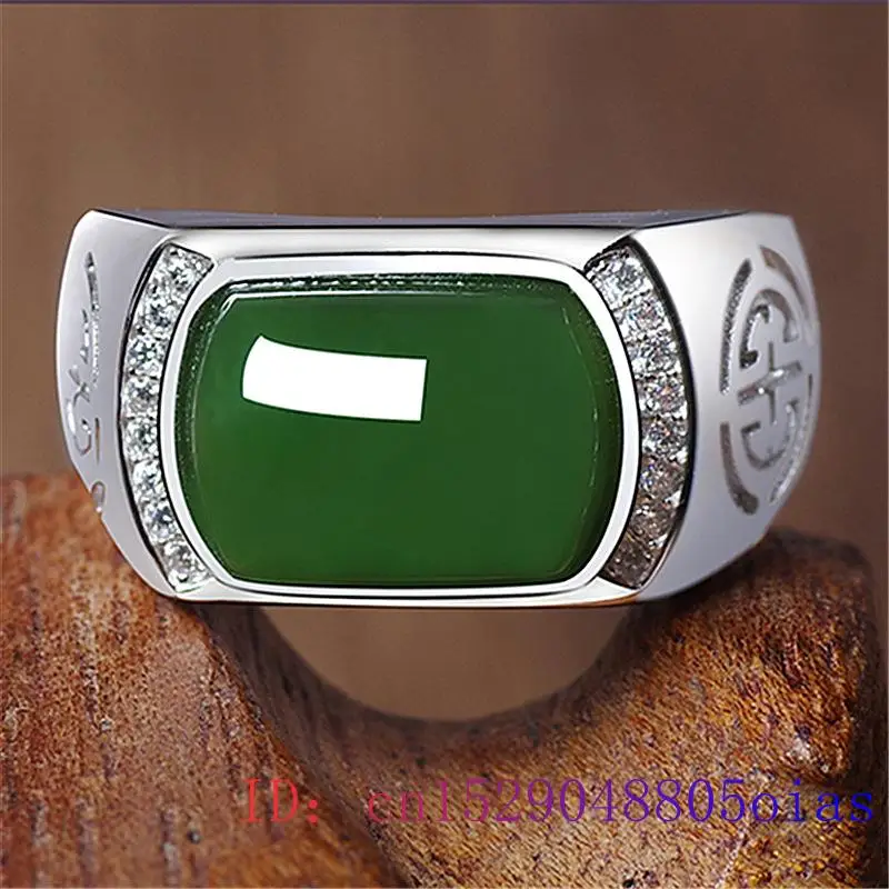 Bague en Jade vert pour hommes - Rings avis et prix
