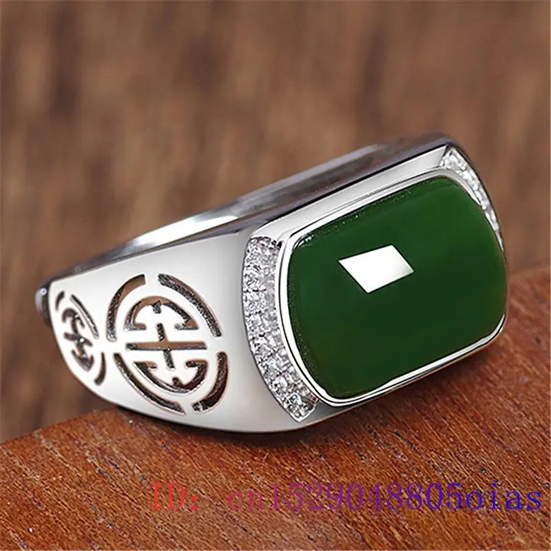 Bague en Jade vert pour hommes - Rings avis et prix