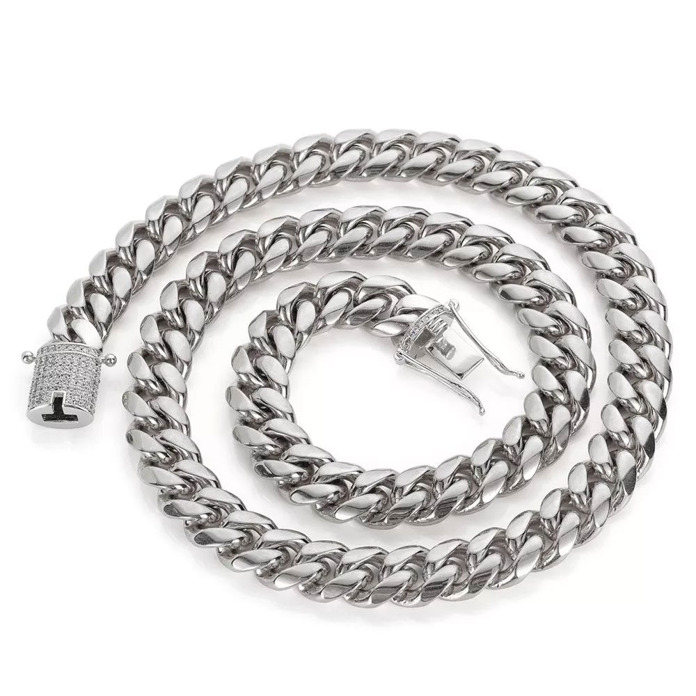 Chaîne cubaine Hip Hop 6-12mm, - Cuban Link Chain 12Mm avis et prix