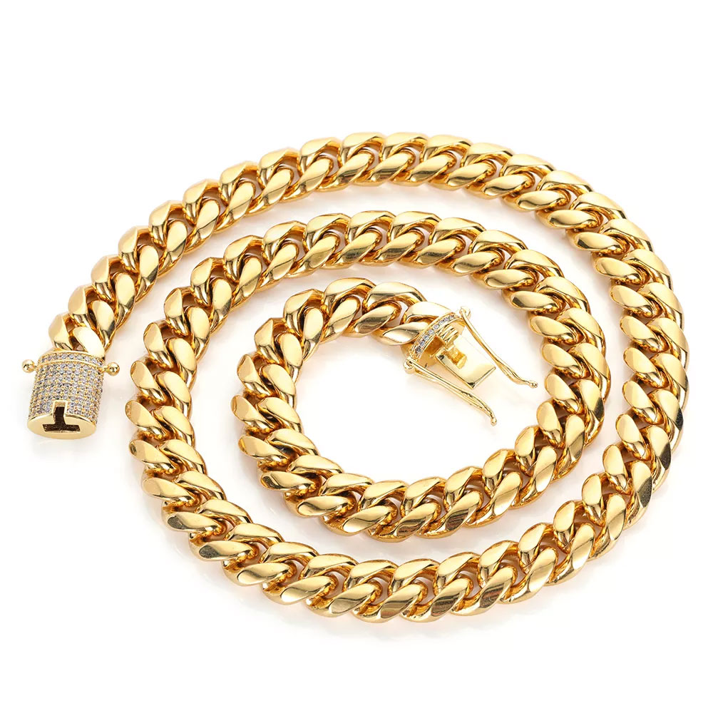 Chaîne cubaine Hip Hop 6-12mm, - Cuban Link Chain 12Mm avis et prix