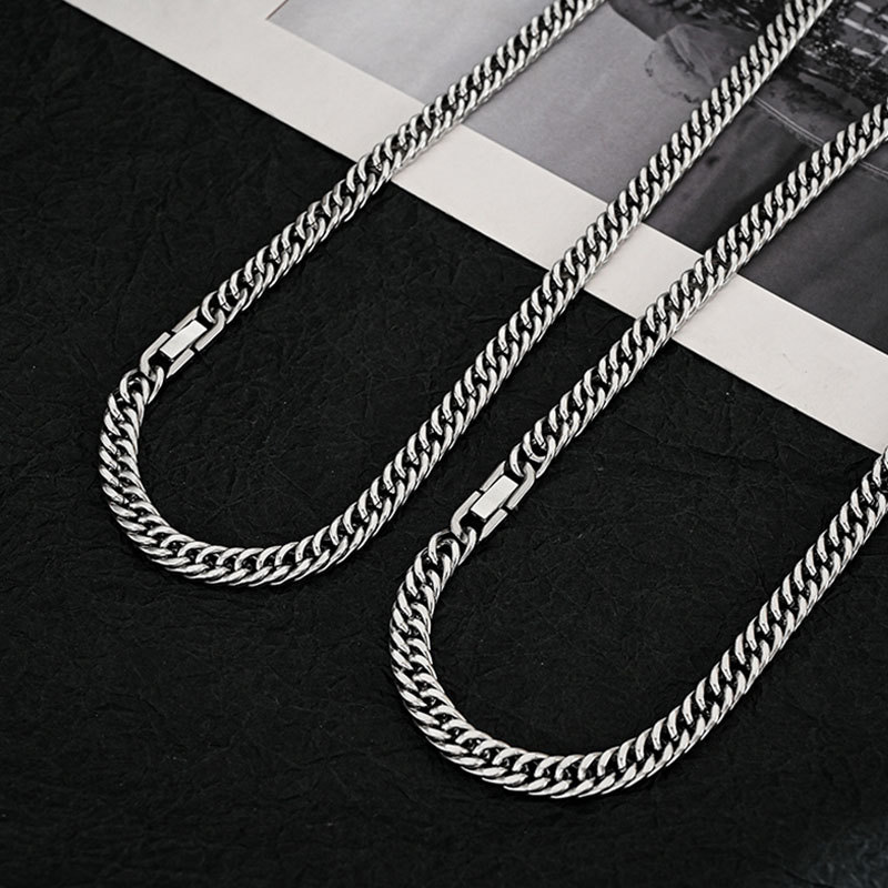 Collier chaînes cubaines en ac - Cuban Link Chain 12Mm avis et prix
