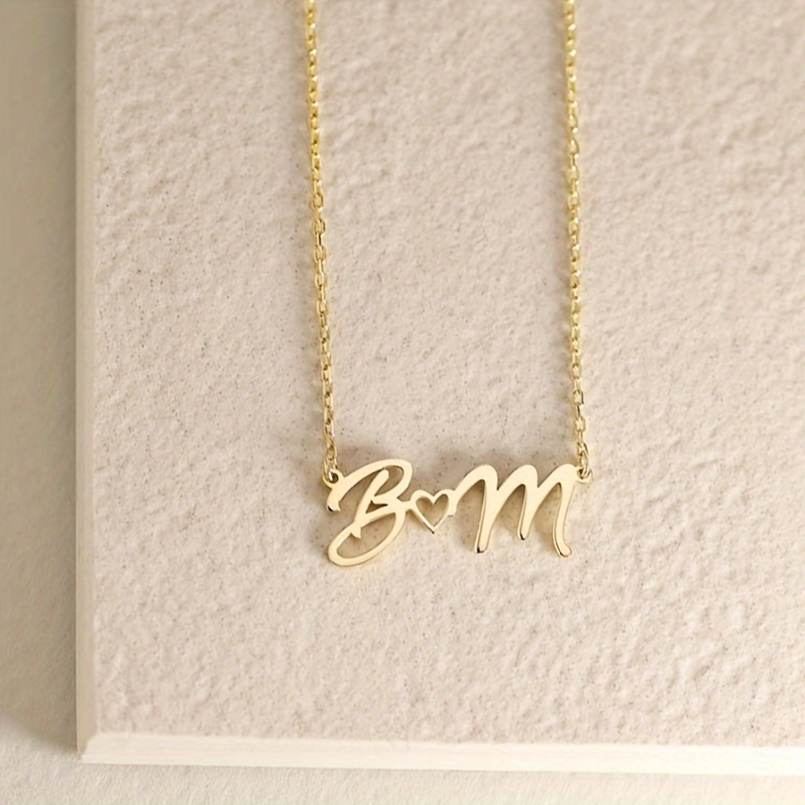 Colliers avec nom personnalisé - Custom Name Necklace Stainless Steel avis et prix
