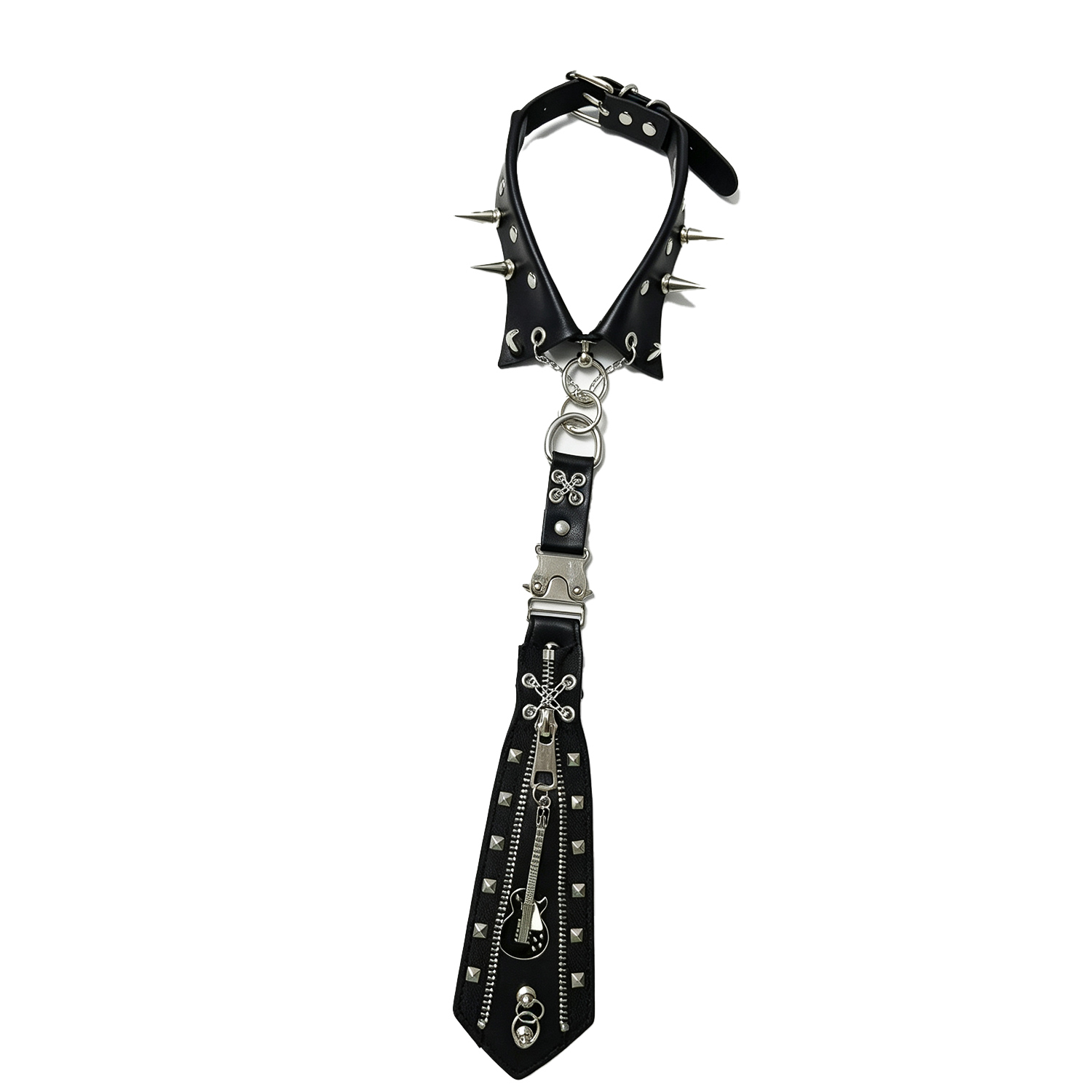 Collier ras de cou gothique pu - Goth Punk Spike Choker avis et prix