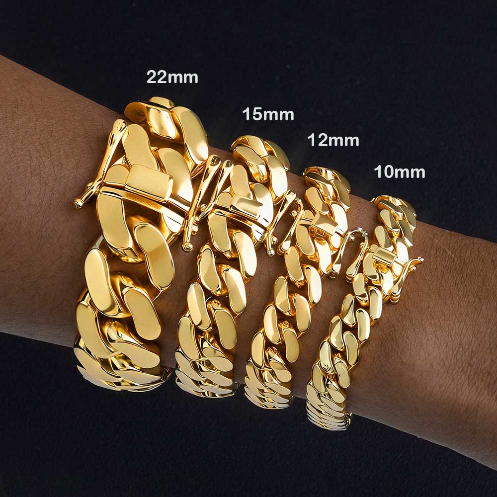 Chaînes en laiton Miami Cuban  - Cuban Link Chain 12Mm avis et prix