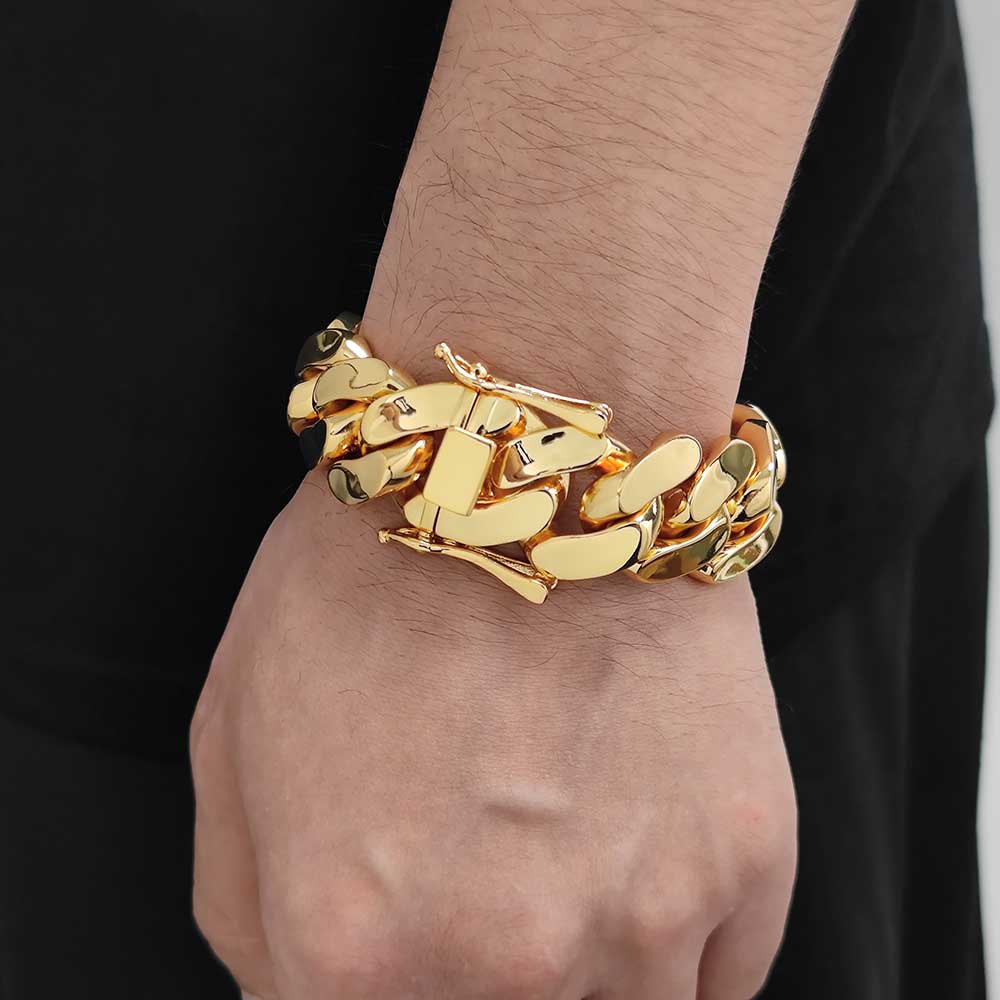 Chaînes en laiton Miami Cuban  - Cuban Link Chain 12Mm avis et prix