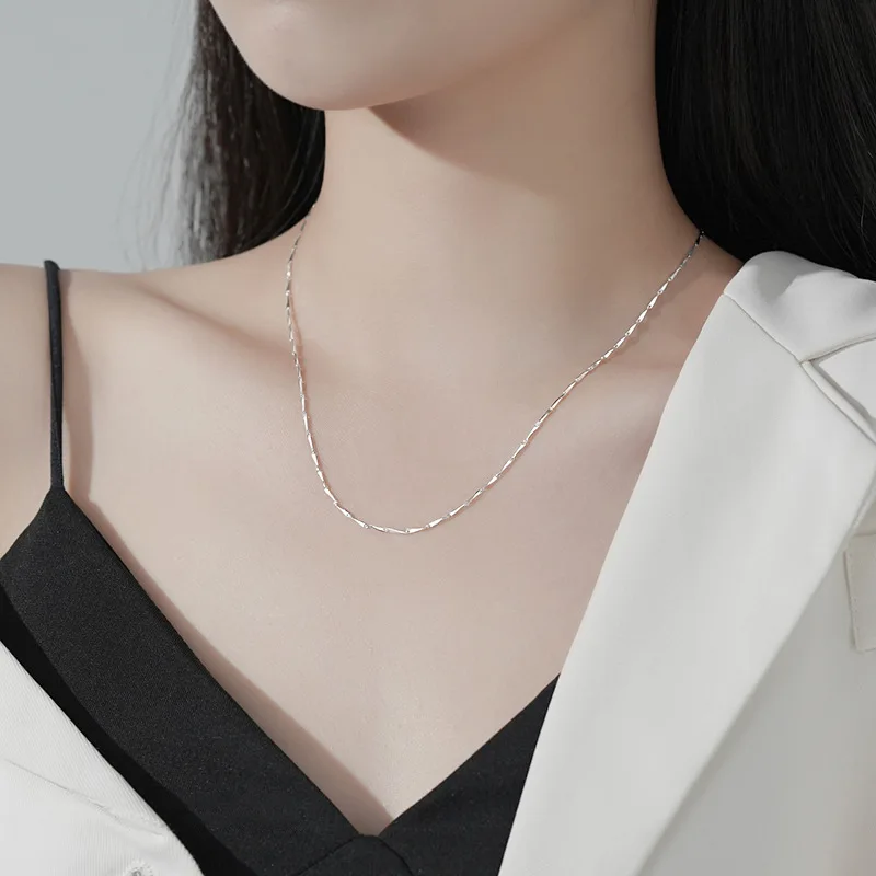 KOSE Guitar WELS-Colliers de l - 925 Sterling Silver Chain Necklace Men avis et prix
