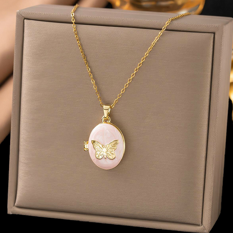 ANENJERY Collier Pendentif en  - Heart Locket Necklace Photo avis et prix