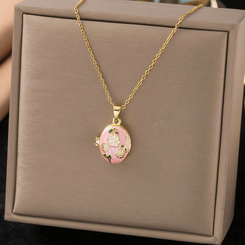 ANENJERY Collier Pendentif en  - Heart Locket Necklace Photo avis et prix