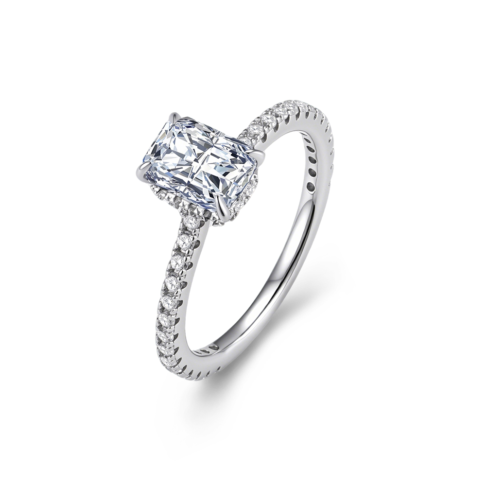 Bague de fiançailles et de mar - Moissanite Engagement Ring 1 Carat avis et prix