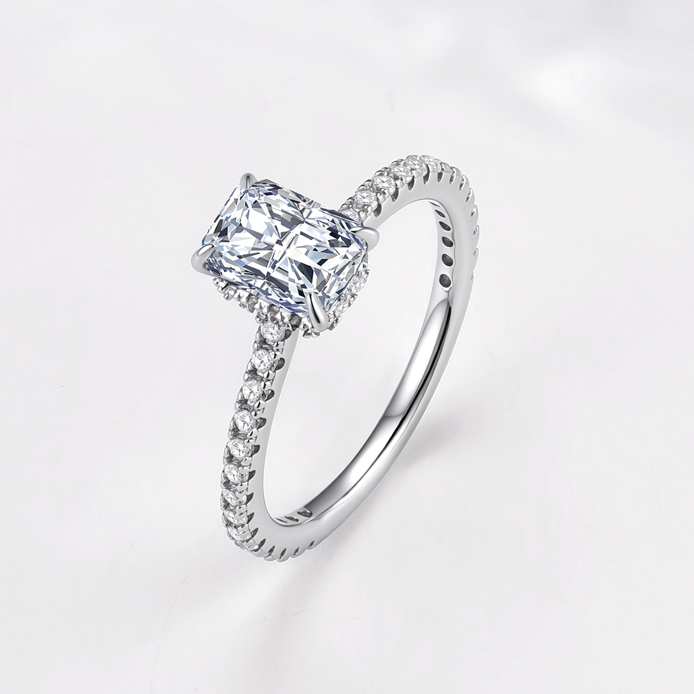 Bague de fiançailles et de mar - Moissanite Engagement Ring 1 Carat avis et prix