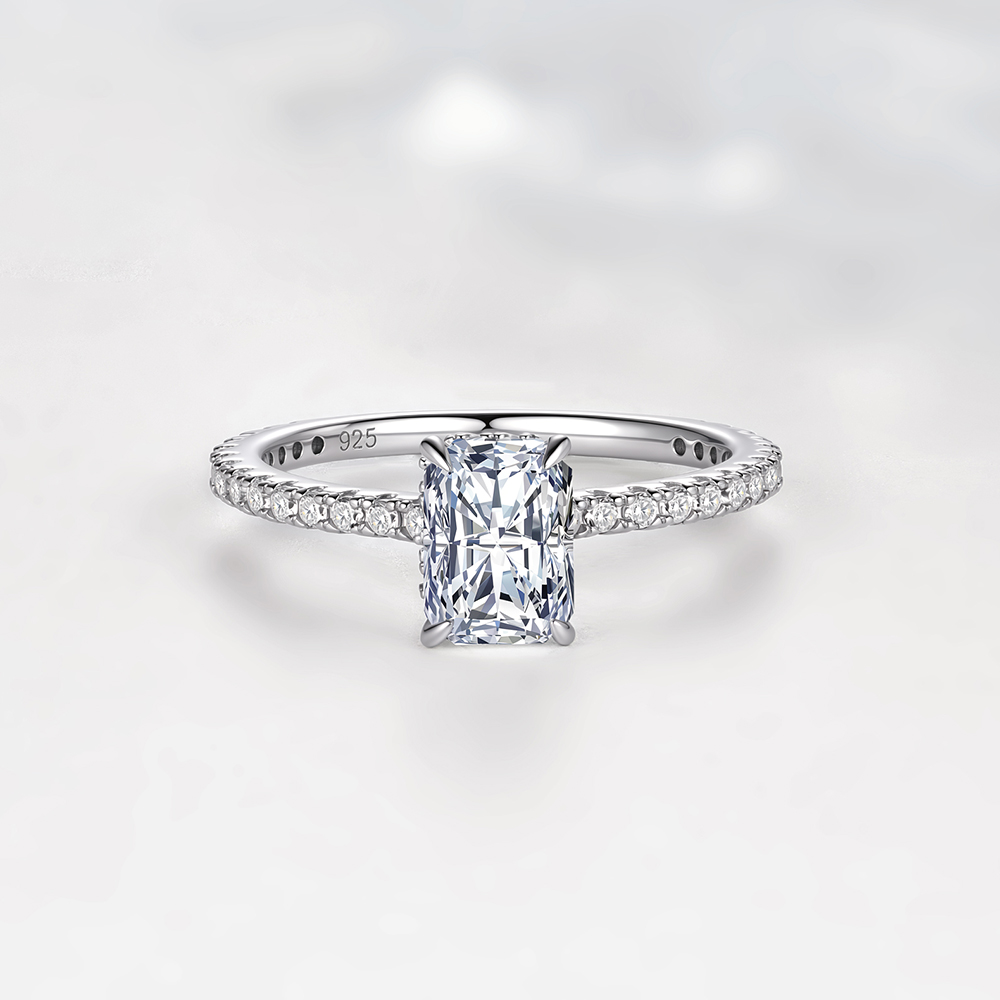Bague de fiançailles et de mar - Moissanite Engagement Ring 1 Carat avis et prix