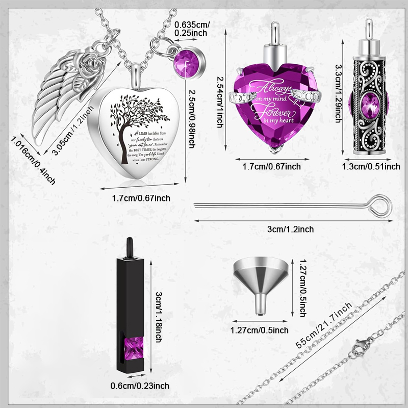 Collier d'urne 3 Styles pour c - Heart Locket Necklace Photo avis et prix