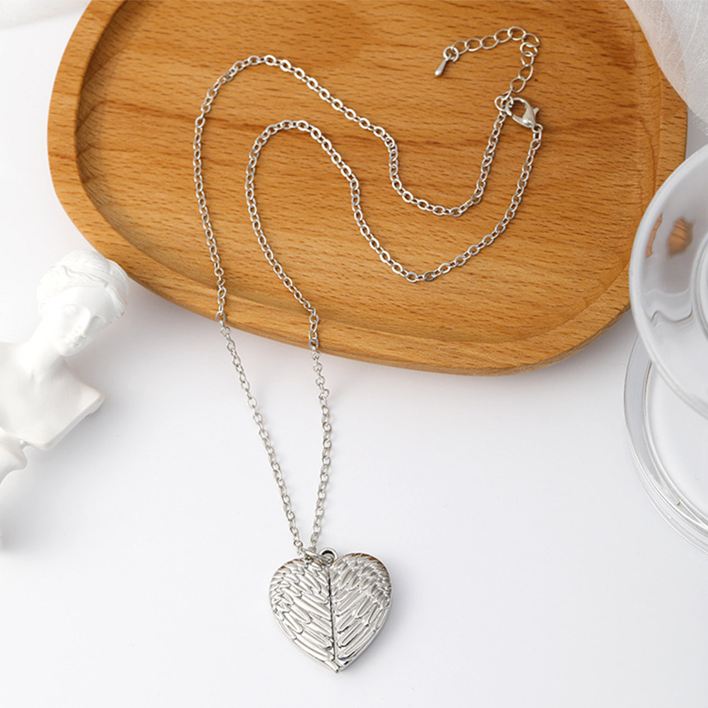 Collier Cœur Médaillon pour Fe - Heart Locket Necklace Photo avis et prix