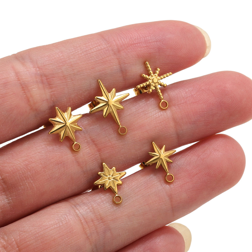 6 pièces Clous d'oreilles étoi - Body Jewelry avis et prix