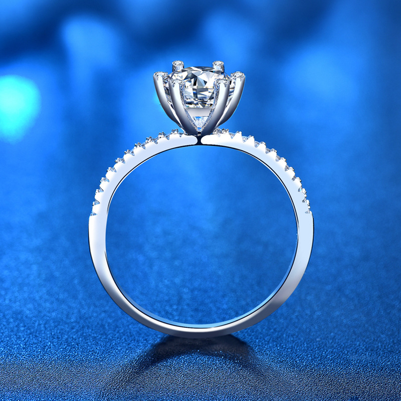 Bague de fiançailles et de mar - Moissanite Engagement Ring 1 Carat avis et prix