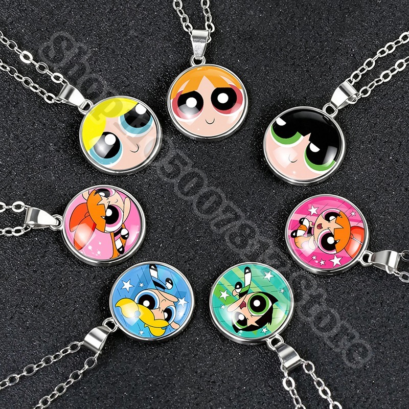Collier Kawaii Les Powerpuff G - Anime Pendant Necklace avis et prix