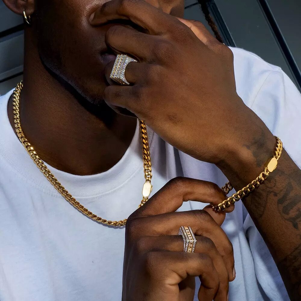 Collier cubain en acier inoxyd - Cuban Link Chain 12Mm avis et prix