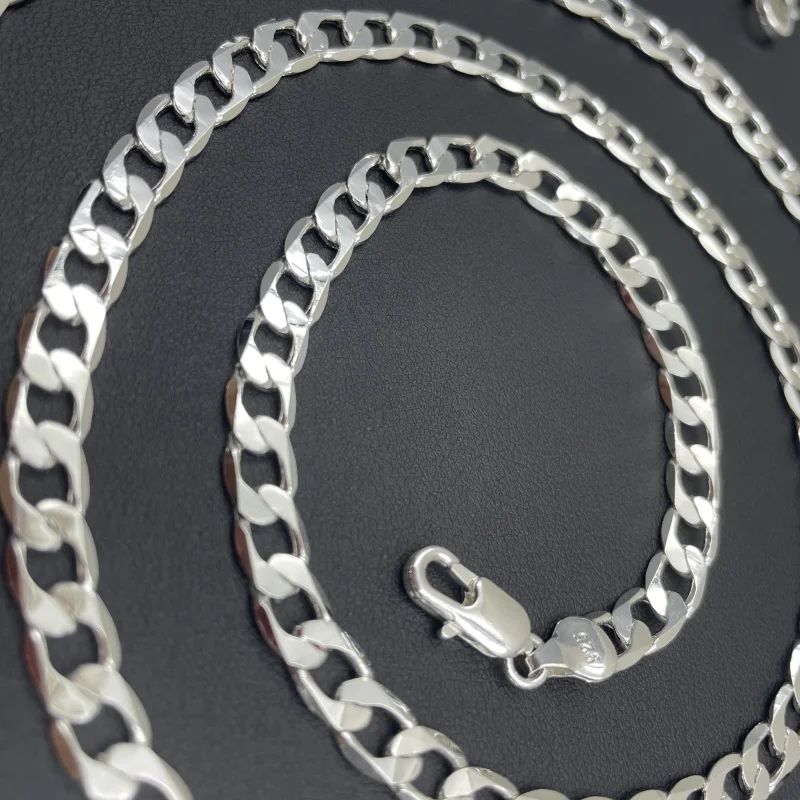Collier en argent Sterling 925 - Cuban Link Chain 12Mm avis et prix