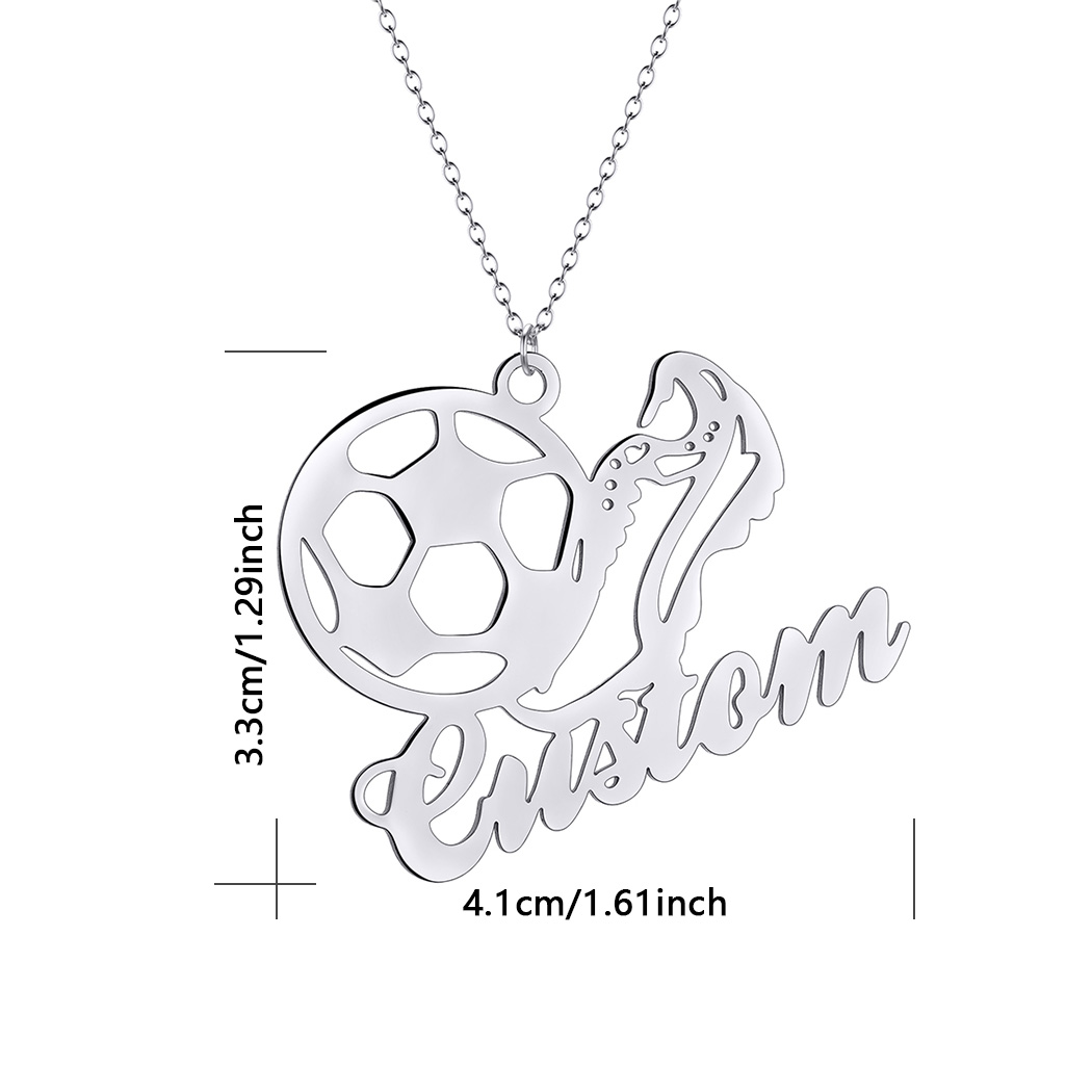 Collier avec pendentif de dess - Custom Name Necklace Stainless Steel avis et prix