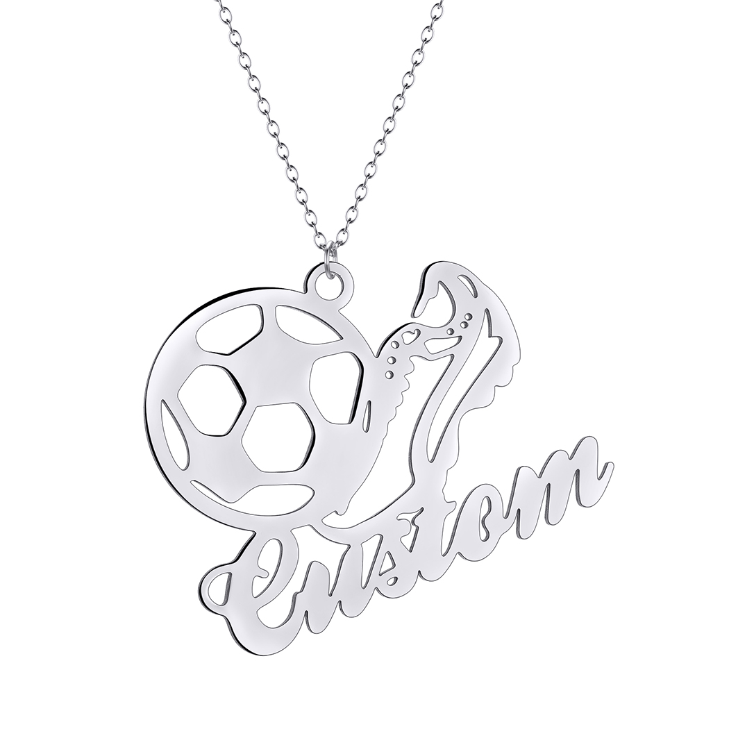 Collier avec pendentif de dess - Custom Name Necklace Stainless Steel avis et prix