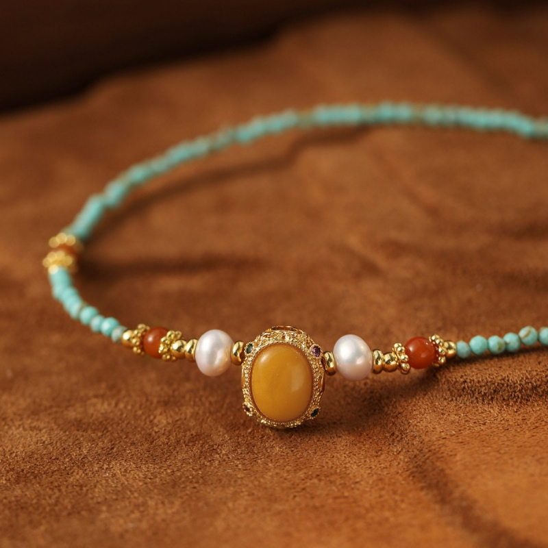 Colliers en or 14 carats avec  - Pearl Choker Necklace Vintage avis et prix