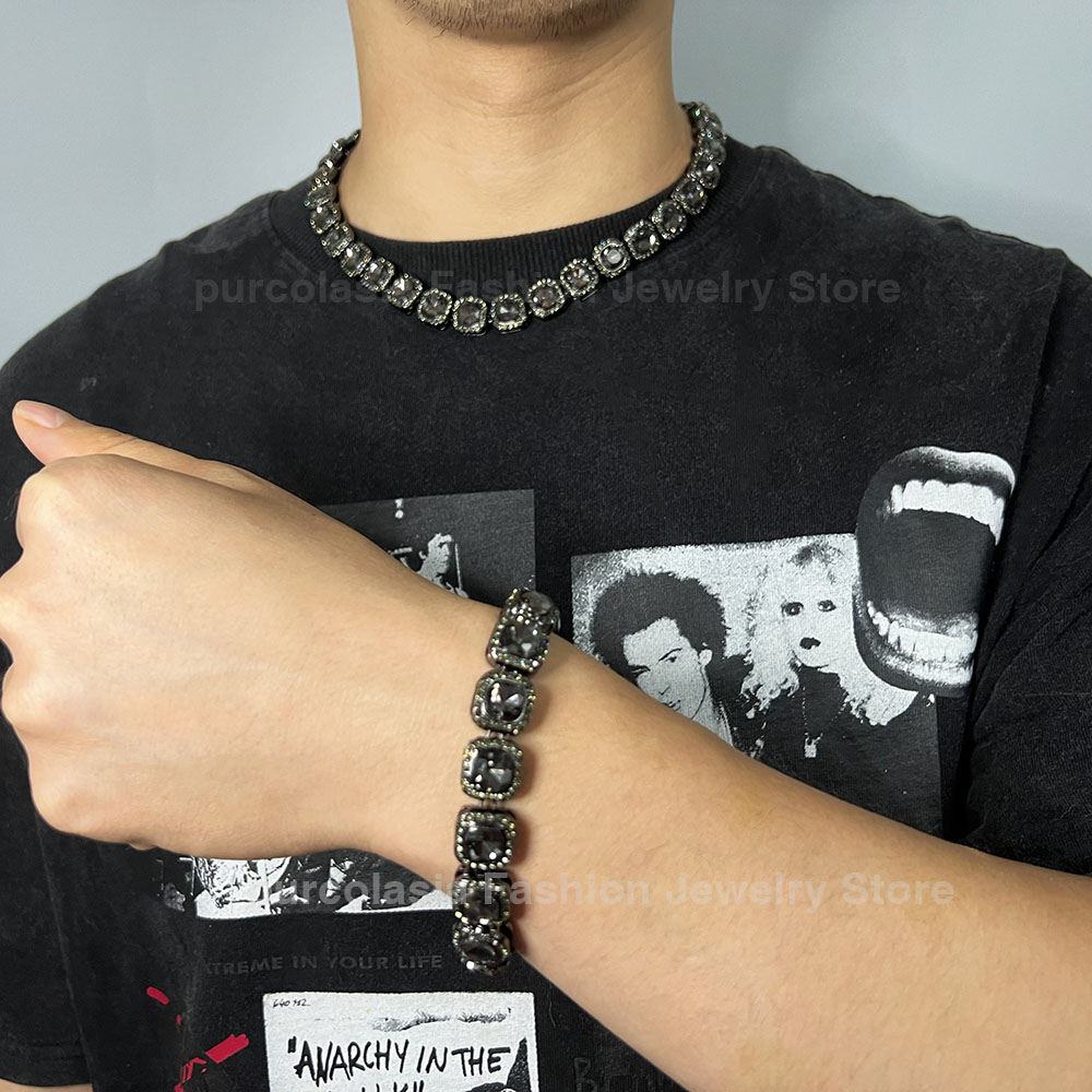Bracelet glacé multicolore bri - Cuban Link Chain 12Mm avis et prix