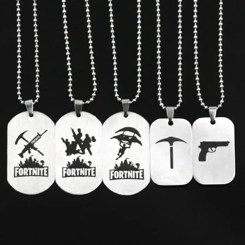 Collier Fortnite Anime en Acie - Anime Pendant Necklace avis et prix