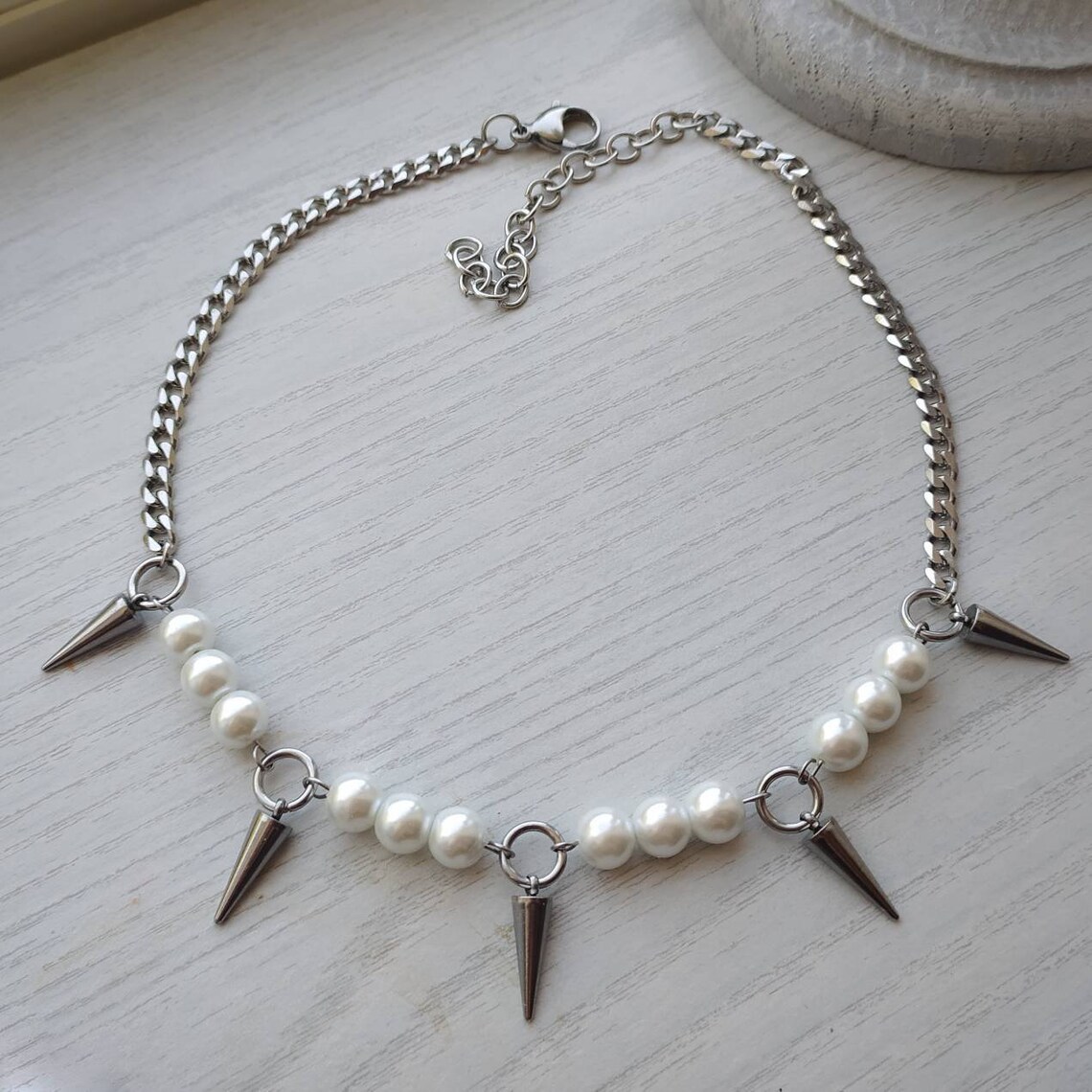 Egirl – collier à pointes de p - Goth Punk Spike Choker avis et prix