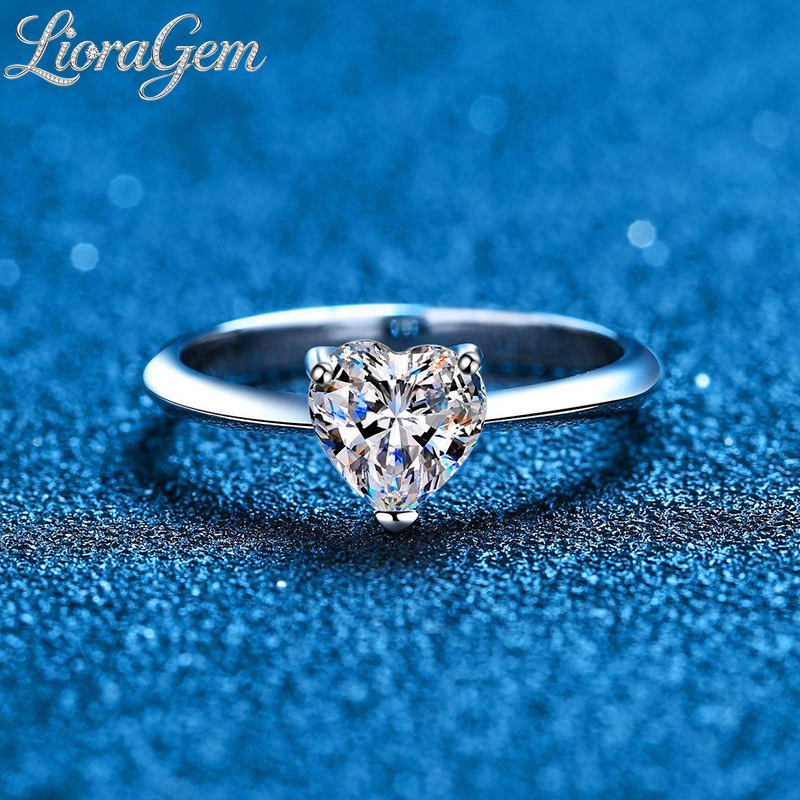 LioraGem Bague en moissanite f - Moissanite Engagement Ring 1 Carat avis et prix