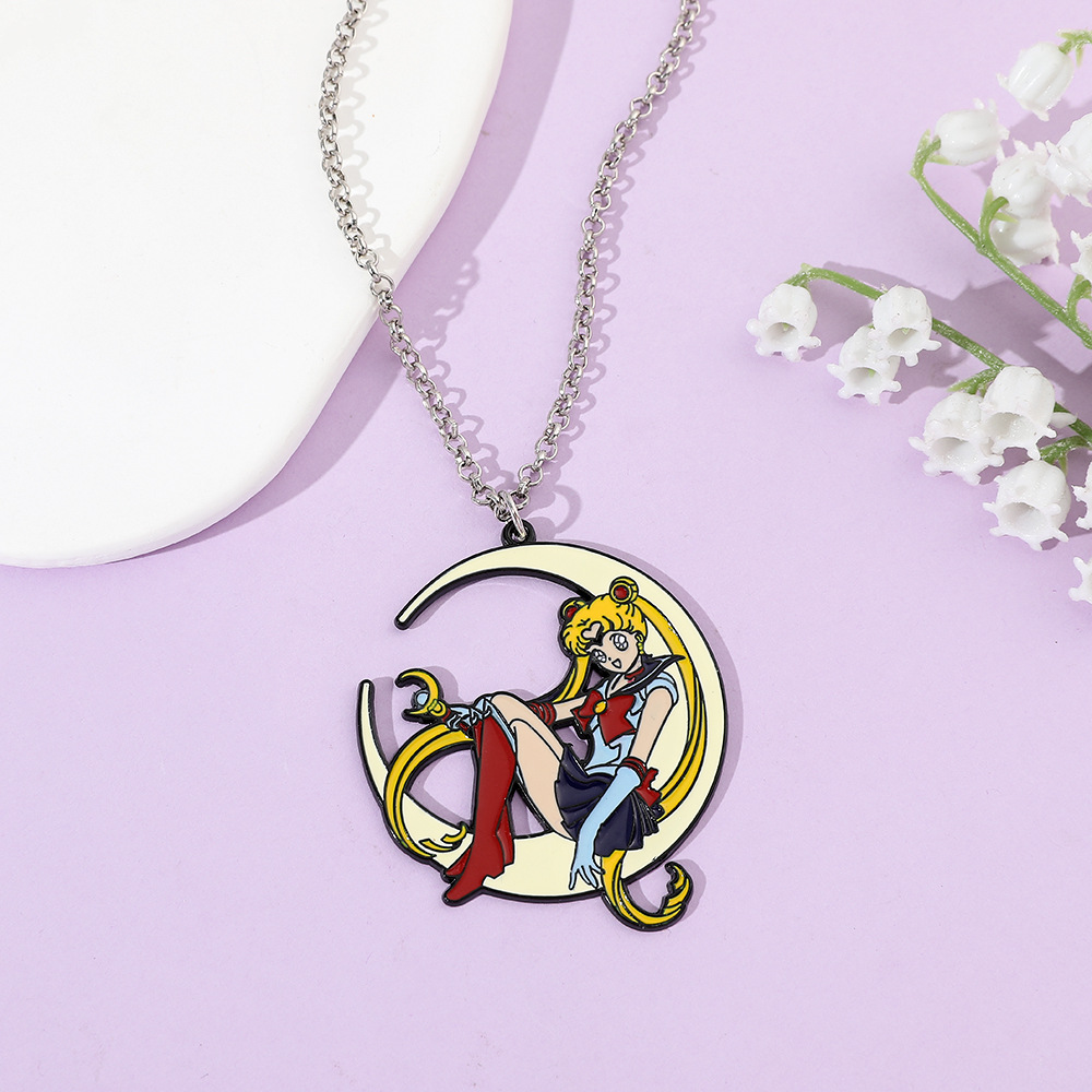 Collier en émail métallique st - Anime Pendant Necklace avis et prix