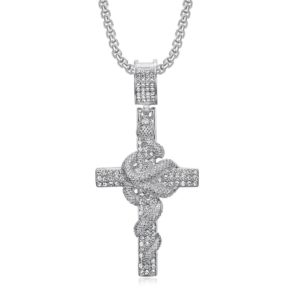 Colliers avec pendentif en for - Cross Pendant Necklace Gold avis et prix