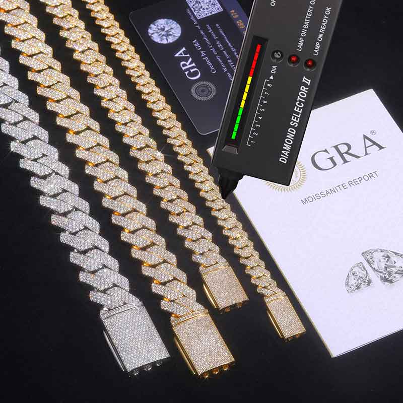 Collier chaîne cubaine unisexe - Cuban Link Chain 12Mm avis et prix