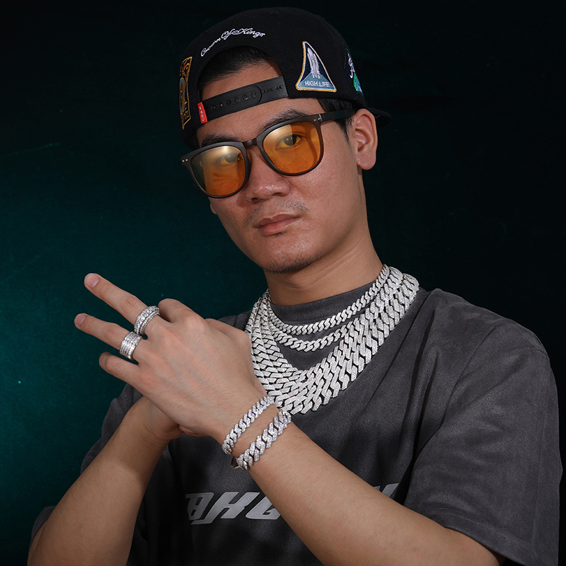 Collier chaîne cubaine unisexe - Cuban Link Chain 12Mm avis et prix